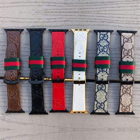 gg gucci luxury high end apple watch band|Gucci Apple Watch band real.